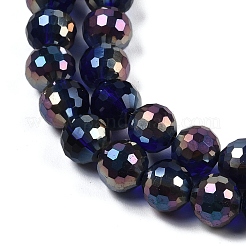 Transparent Electroplate Glass Beads Strands&nbsp;EGLA-N002-31-H05