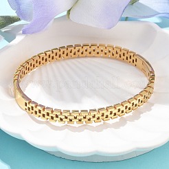 304 Stainless Steel Watch Band Bangles for Women&nbsp;BJEW-Z092-03G