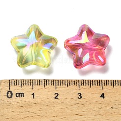 UV Plating Transparent Acrylic Beads&nbsp;OACR-P030-02A-M