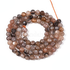 Natural Multi-Moonstone Beads Strands&nbsp;G-TAC0024-01A-03
