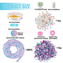 DIY Necklaces/Bracelets Making Kits&nbsp;DIY-TAC0032-18G