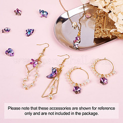 K9 Glass Rhinestone Pendants&nbsp;X-GLAA-TA001-003