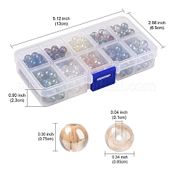 220Pcs 10 Colors Electroplate Glass Beads Strands&nbsp;EGLA-YW0003-26