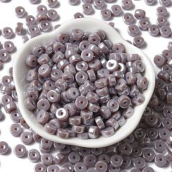 Opaque Colours Luster Glass Seed Beads&nbsp;SEED-E001-P3x6mm-A01