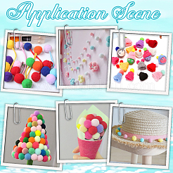 Polyester Ball Decoration&nbsp;FIND-CP0002-91A