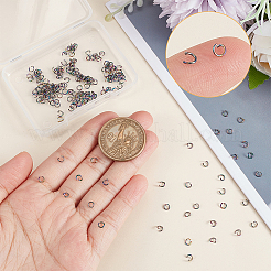 100Pcs 304 Stainless Steel Open Jump Rings&nbsp;STAS-UN0044-91