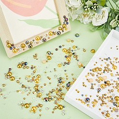 Resin Cabochons&nbsp;RESI-WH0029-14G