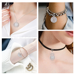 201 Stainless Steel Pendants&nbsp;STAS-SC0001-80P