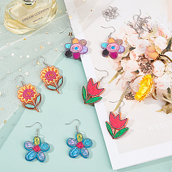 DIY Dangle Earring Making Kits&nbsp;DIY-FH0002-80