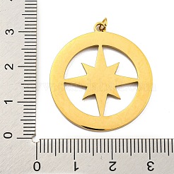 Ion Plating(IP) 304 Stainless Steel Pendants&nbsp;STAS-O003-11G