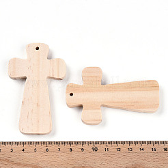 Natural Pine Wood Big Pendants&nbsp;WOOD-N016-54A