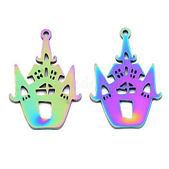 Ion Plating(IP) 201 Stainless Steel Pendants&nbsp;STAS-N098-089M