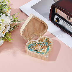 3Pcs Valentine's Day Theme Wooden Ring Storage Boxes&nbsp;CON-DC0001-16