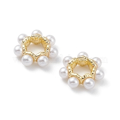 Rack Plating Brass Spacer Beads&nbsp;KK-L155-48G
