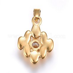 304 Stainless Steel Pendants&nbsp;STAS-P216-70G