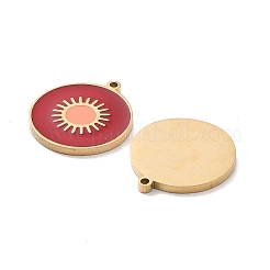 Ion Plating(IP) 304 Stainless Steel Pendants&nbsp;STAS-P339-07G-01