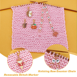 DIY Autumn Knitting Tool Sets&nbsp;HJEW-BC00023