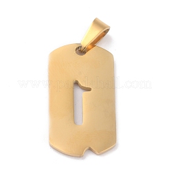Ion Plating(IP) 304 Stainless Steel Pendants&nbsp;STAS-O127-D01