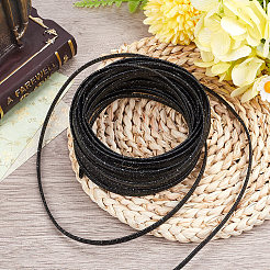10M Folding Glitter PU Leather Cord&nbsp;OCOR-GF0004-11J