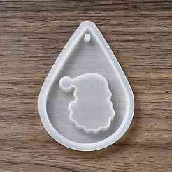 DIY Christmas Santa Claus Pendant Silicone Statue Molds&nbsp;DIY-G056-A04