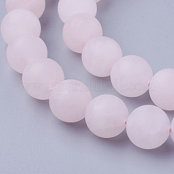 Natural Rose Quartz Bead Strands&nbsp;G-G735-59F-10mm