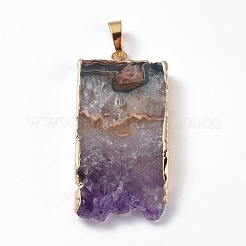 Natural Dyed Amethyst Pendants&nbsp;G-I251-11G