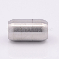 Tarnish Resistant 304 Stainless Steel Magnetic Clasps with Glue-in Ends&nbsp;STAS-E006-79