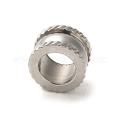 Non-Tarnish 304 Stainless Steel European Beads&nbsp;STAS-Q316-01P