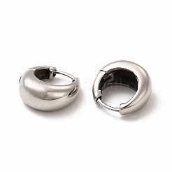 Non-Tarnish 316 Surgical Stainless Steel Thick Hoop Earrings for Women&nbsp;EJEW-G344-01P