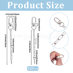 30Pcs Alloy Swivel Clasps&nbsp;HJEW-BM00029