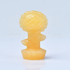 Sunflower Planter Natural Citrine Figurines&nbsp;DJEW-PW0021-18