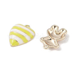40Pcs 10 Styles Brass Enamel Charms&nbsp;KK-A218-07