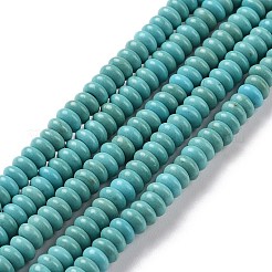 Synthetic Turquoise Bead Strands&nbsp;G-P286-05-4mm-01