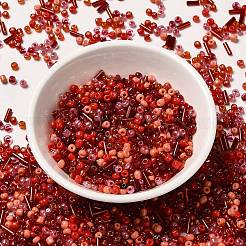 Opaque & Transparent Inside Colours Glass Seed Beads&nbsp;SEED-F004-02B