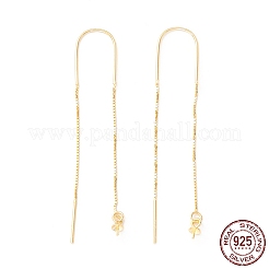 925 Sterling Silver Ear Thread with Peg Bails&nbsp;STER-P047-12G