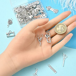 45Pcs 9 Styles Tibetan Style Alloy Pendants&nbsp;DIY-YW0010-09