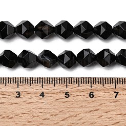 Natural Black Banded Agate/Striped AgateBeads Strands&nbsp;G-Z119-A03-02