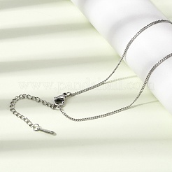 12Pcs 1.5MM 304 Stainless Steel Twisted Chain Necklaces for Men Women&nbsp;NJEW-H093-17P-01