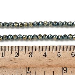 Electroplate Non-magnetic Synthetic Hematite Beads Strands&nbsp;G-L487-C-21