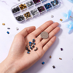 480Pcs 12 Styles Electroplated Non-magnetic Synthetic Hematite Beads&nbsp;G-TA0001-93