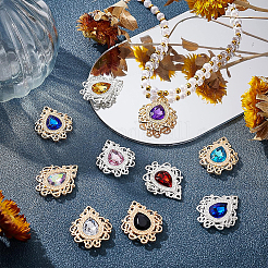 40Pcs 20 Style Zinc Alloy Cabochons&nbsp;FIND-BC0003-18