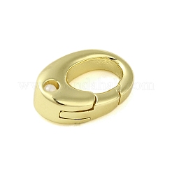 Brass Spring Gate Rings&nbsp;KK-B089-10G