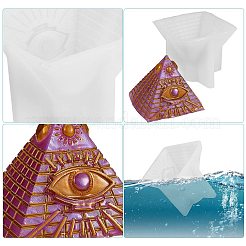 Pyramid Shape DIY Candle Silicone Molds&nbsp;DIY-SZ0007-16