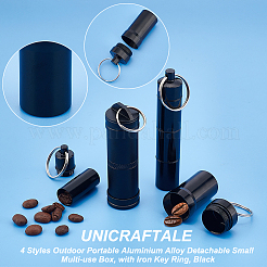 4Pcs 4 Styles Outdoor Portable Aluminium Alloy Detachable Small Multi-use Box&nbsp;KEYC-UN0002-24