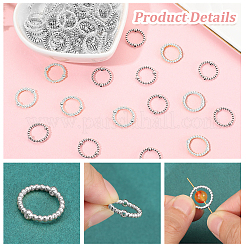 100Pcs 2 Colors Alloy Bead Frame&nbsp;FIND-SC0017-81