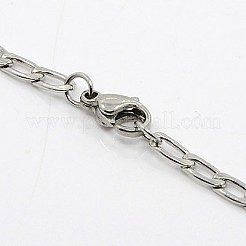 Tarnish Resistant Curb Chain Necklace for Men&nbsp;NJEW-F027-11