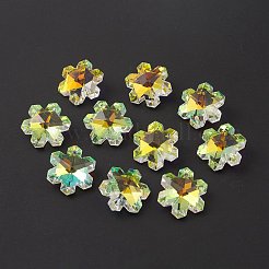 Electroplate Transparent Glass Pendants&nbsp;LS-GLAA-A008-05C