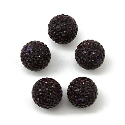 Grade A Rhinestone Pave Disco Ball Beads&nbsp;RB-Q105-1