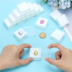 Square PS Plastic Loose Diamond Gemstone Storage Boxes&nbsp;CON-WH0095-140A-01