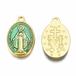 Brass Enamel Pendants&nbsp;KK-S345-179-T